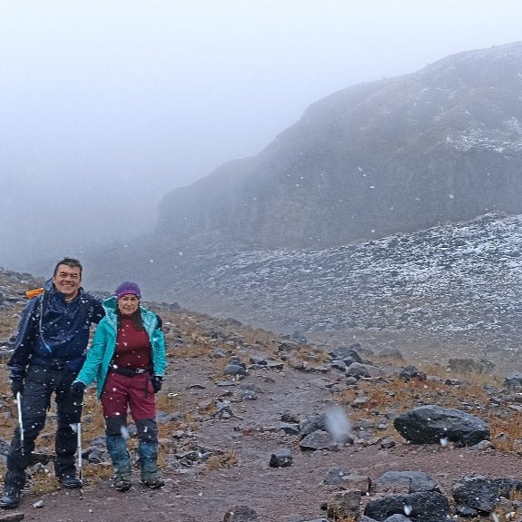 Nevado Santa Isabel sendero cambio climatico (Pasadia)